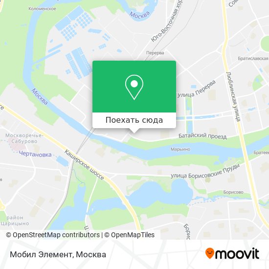 Карта Мобил Элемент