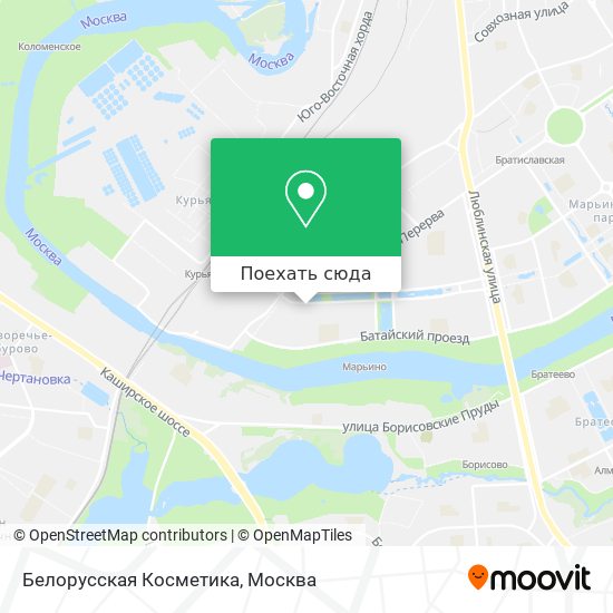 Карта Белорусская Косметика