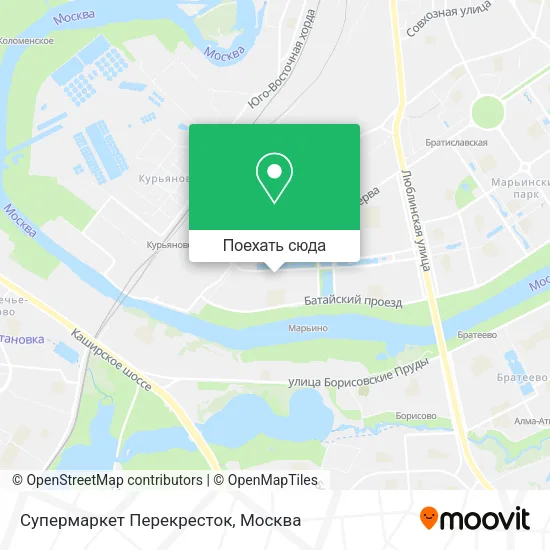Карта Супермаркет Перекресток
