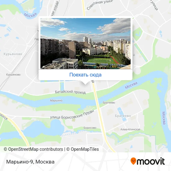 Карта Марьино-9