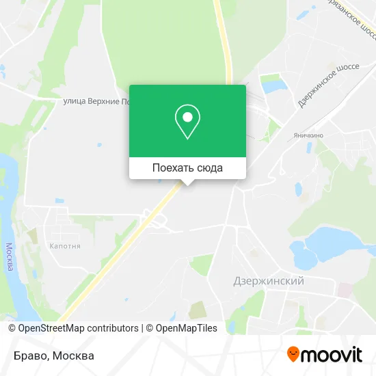 Карта Браво