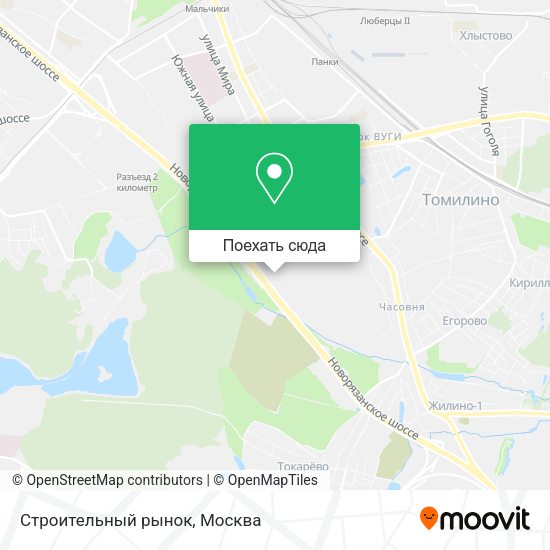 Карта Строительный рынок