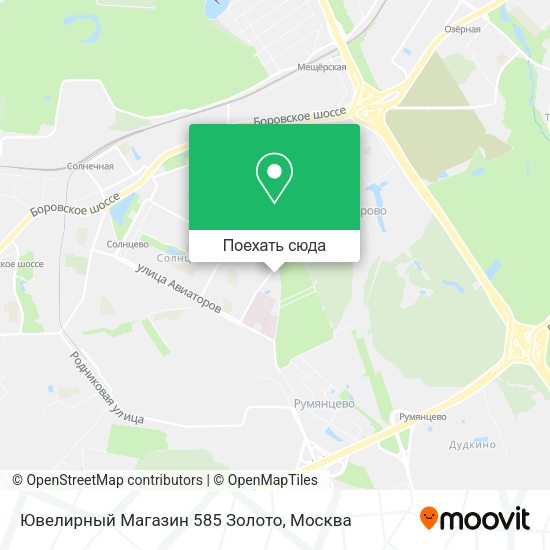 Карта Ювелирный Магазин 585 Золото