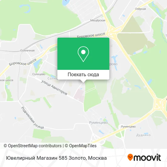Карта Ювелирный Магазин 585 Золото
