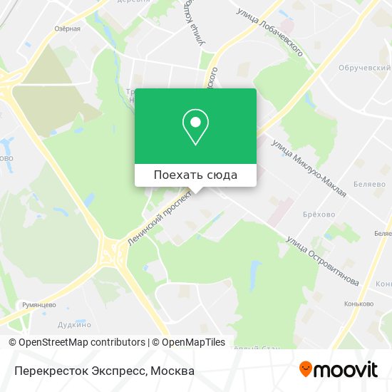 Карта Перекресток Экспресс