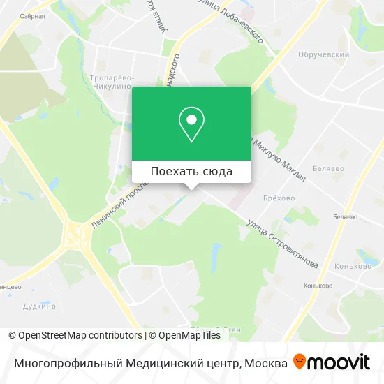 Карта Многопрофильный Медицинский центр