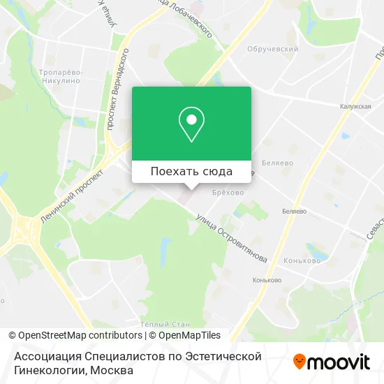 Карта Ассоциация Специалистов по Эстетической Гинекологии