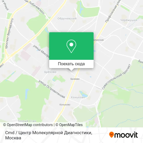 Карта Cmd / Центр Молекулярной Диагностики
