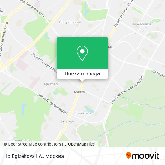 Карта Ip Egizekova I.A.