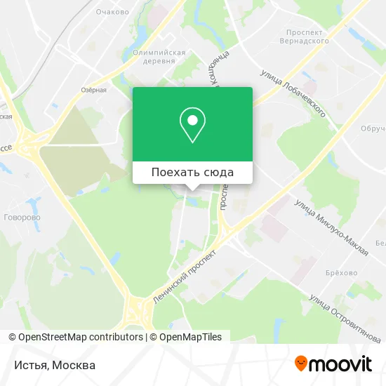 Карта Истья