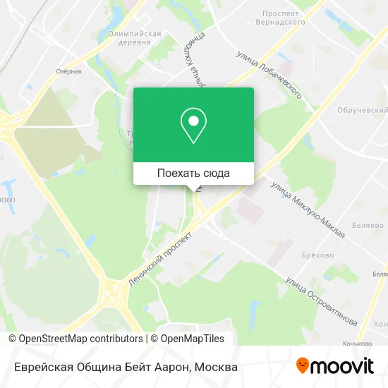 Карта Еврейская Община Бейт Аарон