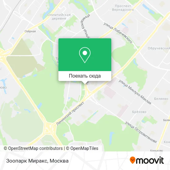 Карта Зоопарк Миракс