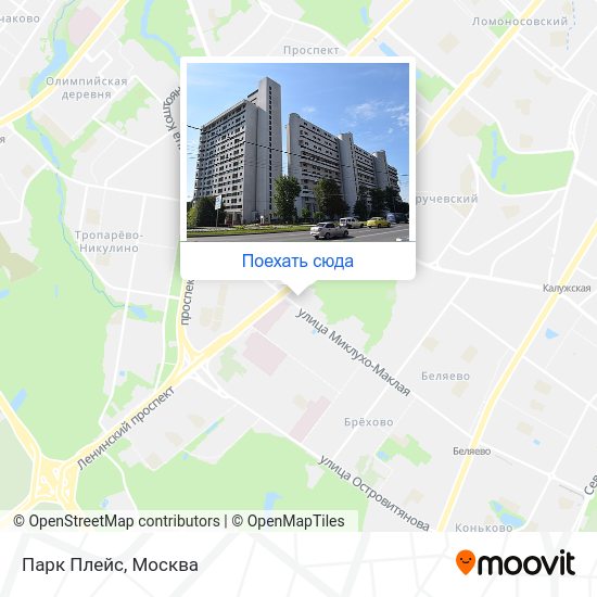 Карта Парк Плейс