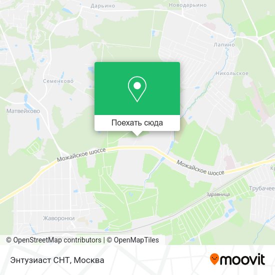 Карта Энтузиаст СНТ