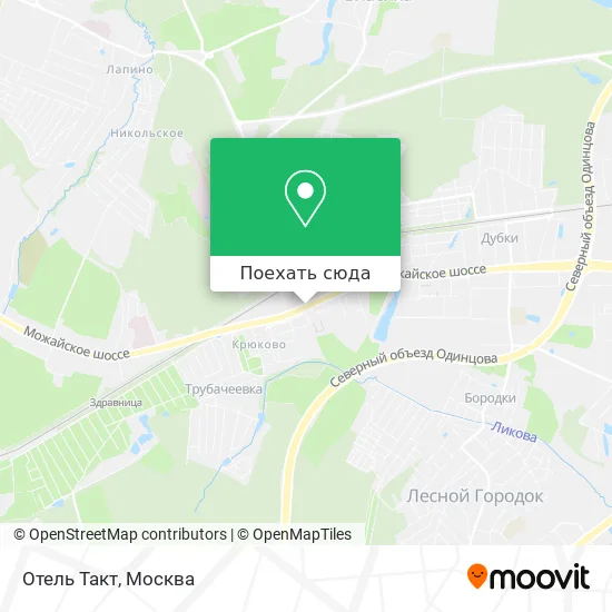 Карта Отель Такт