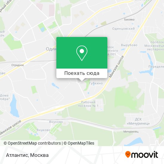 Карта Атлантис