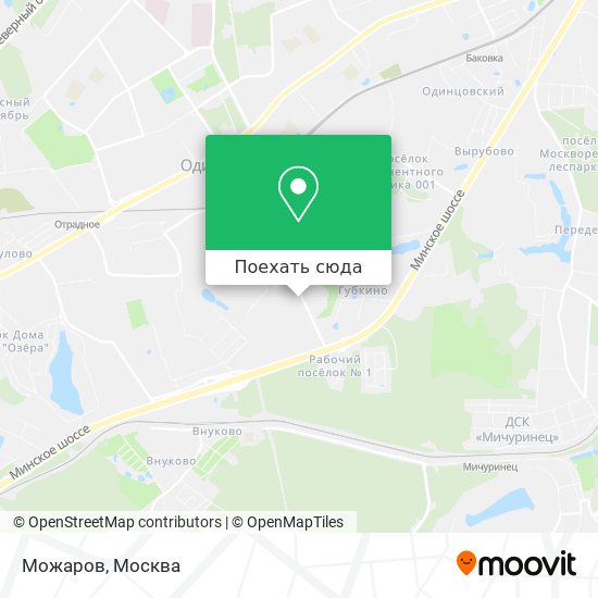 Карта Можаров