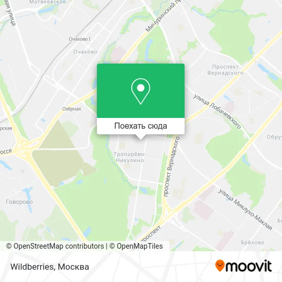 Карта Wildberries