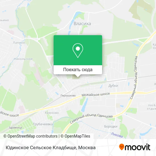 Карта Юдинское Сельское Кладбище