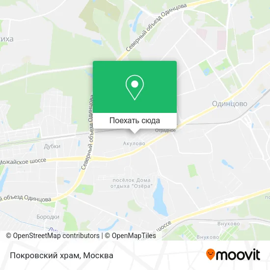Карта Покровский храм