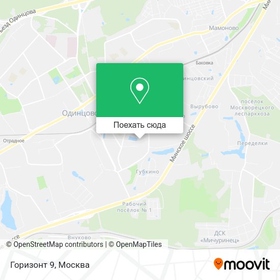 Карта Горизонт 9