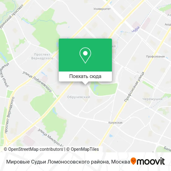 Карта Мировые Судьи Ломоносовского района