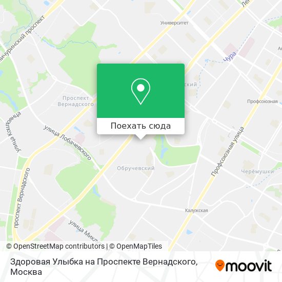 Карта Здоровая Улыбка на Проспекте Вернадского