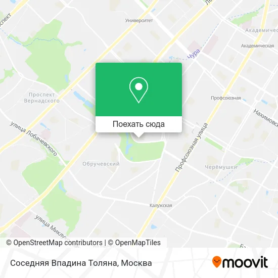 Карта Соседняя Впадина Толяна