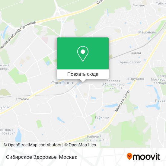 Карта Сибирское Здоровье