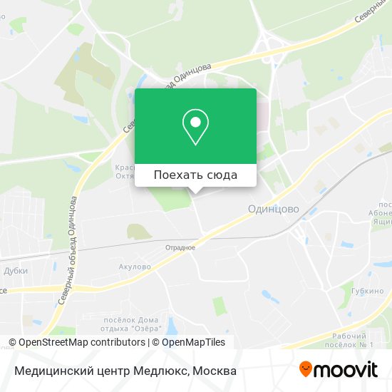 Карта Медицинский центр Медлюкс