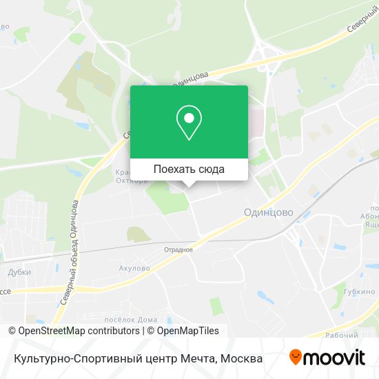 Карта Культурно-Спортивный центр Мечта