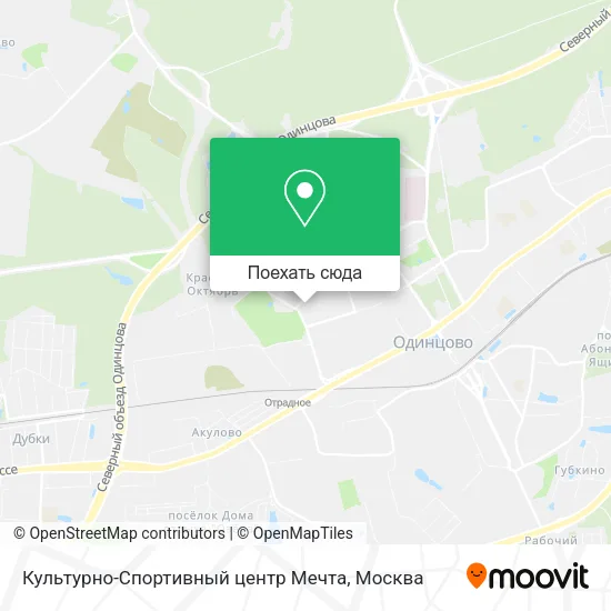 Карта Культурно-Спортивный центр Мечта