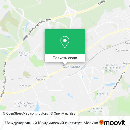 Карта Международный Юридический институт