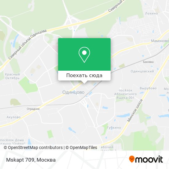 Карта Mskapt 709