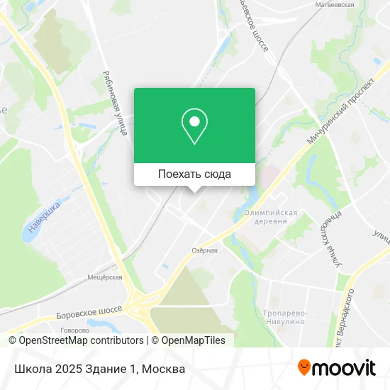 Карта Школа 2025 Здание 1
