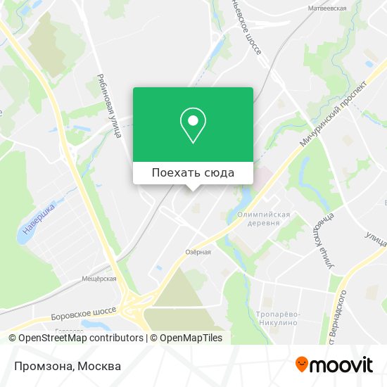 Карта Промзона