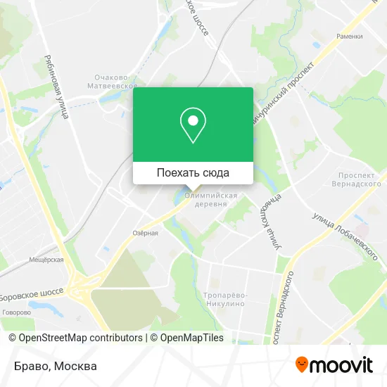 Карта Браво