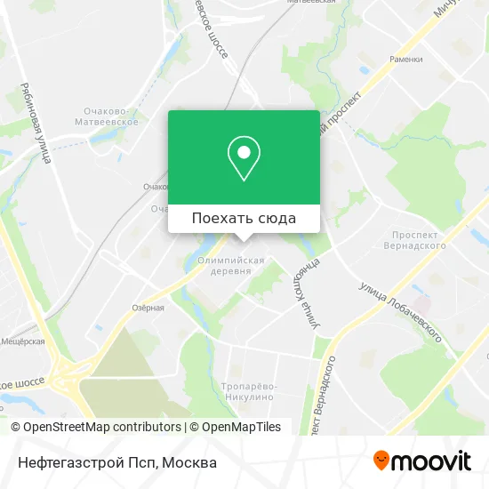 Карта Нефтегазстрой Псп