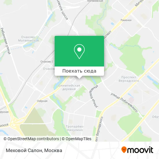 Карта Меховой Салон