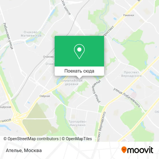 Карта Ателье