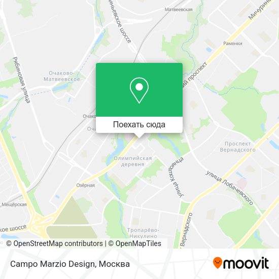 Карта Campo Marzio Design