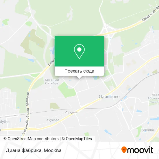 Карта Диана фабрика