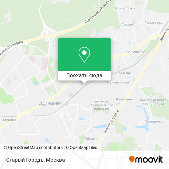 Карта Старый Городъ