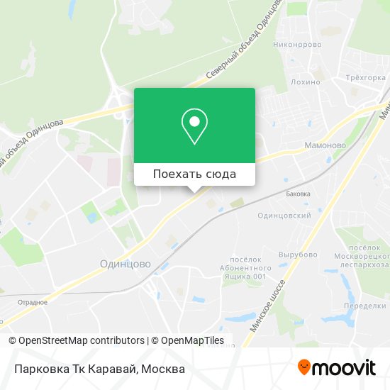 Карта Парковка Тк Каравай