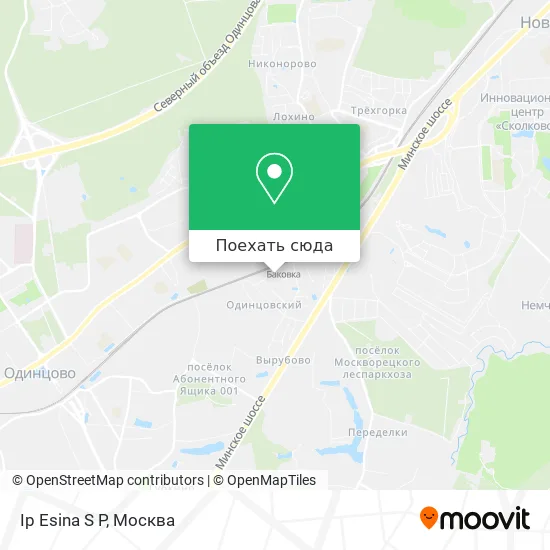 Карта Ip Esina S P