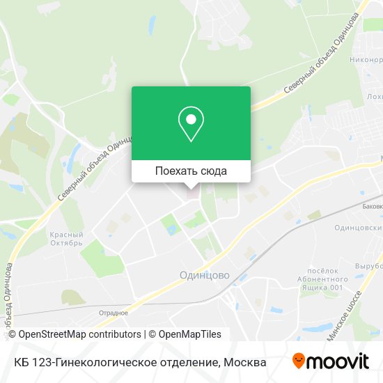 Карта КБ 123-Гинекологическое отделение