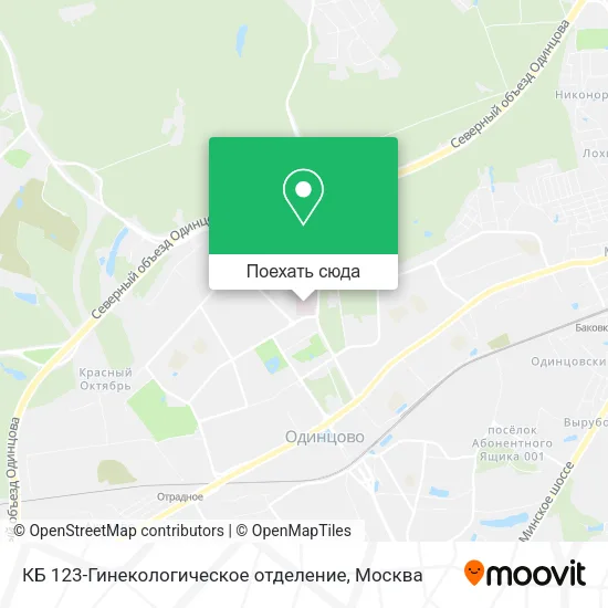 Карта КБ 123-Гинекологическое отделение