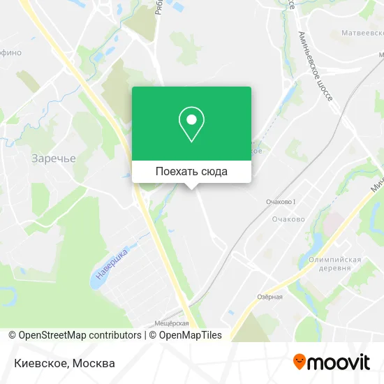 Карта Киевское