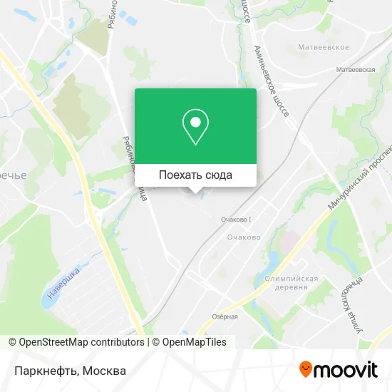 Карта Паркнефть