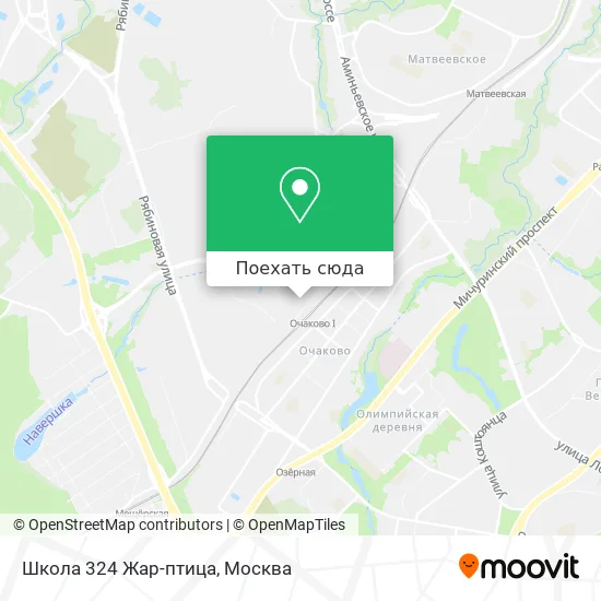 Карта Школа 324 Жар-птица
